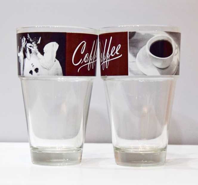 Sklenička na kávu, frappé