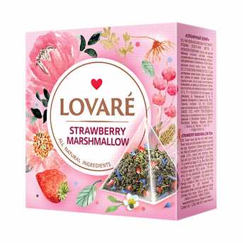 Zelený čaj Strawberry Marshmallow
