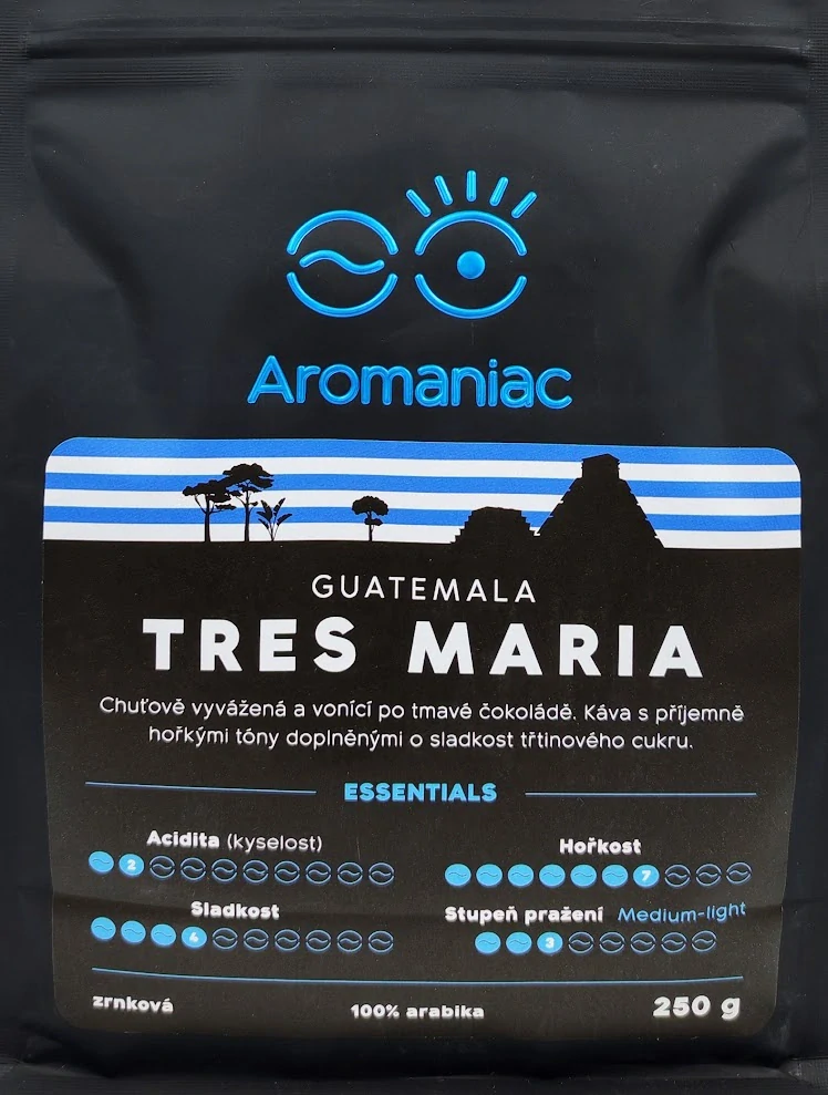 Káva Guatemala Tres Maria - zrnková