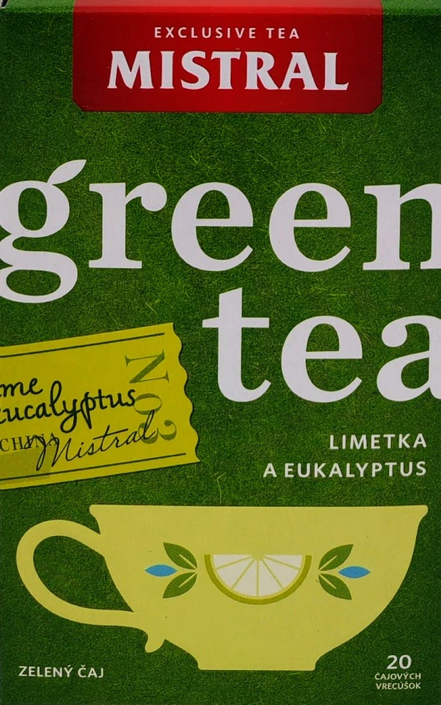 Zelený čaj Limetka a eukalyptus - Mistral