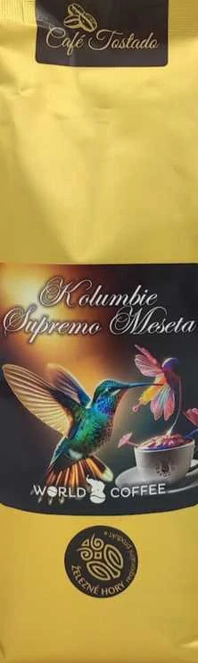 Káva Kolumbie Supremo Meseta World coffe - zrnková                              