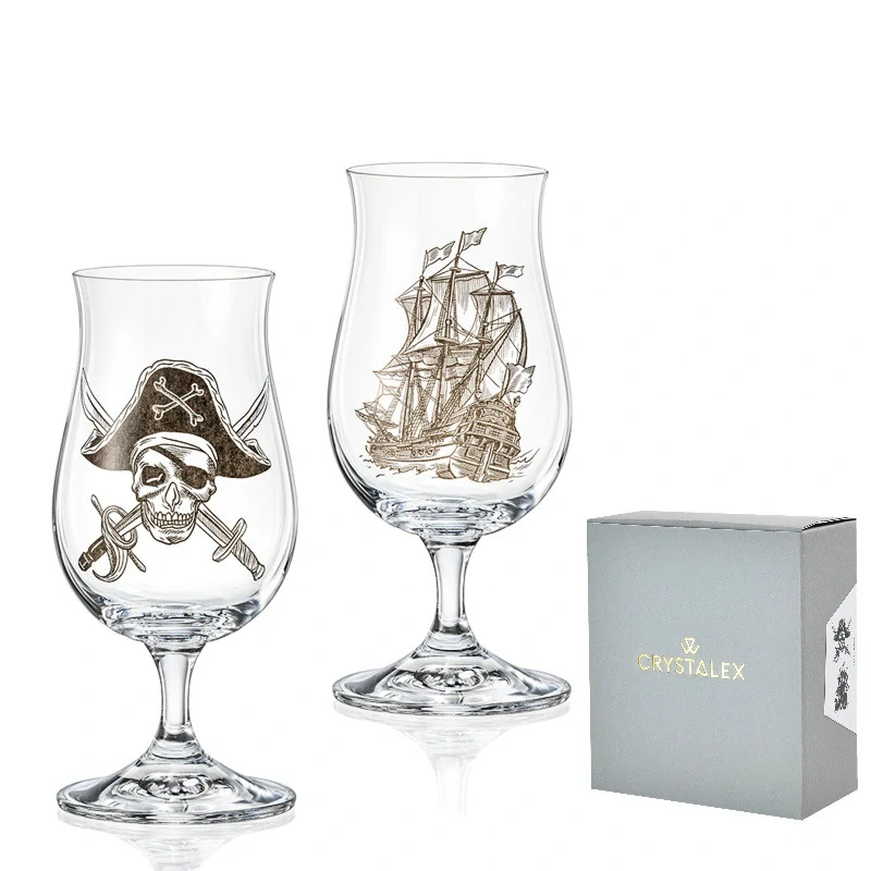 Skleničky na rum s potiskem Bucaneer