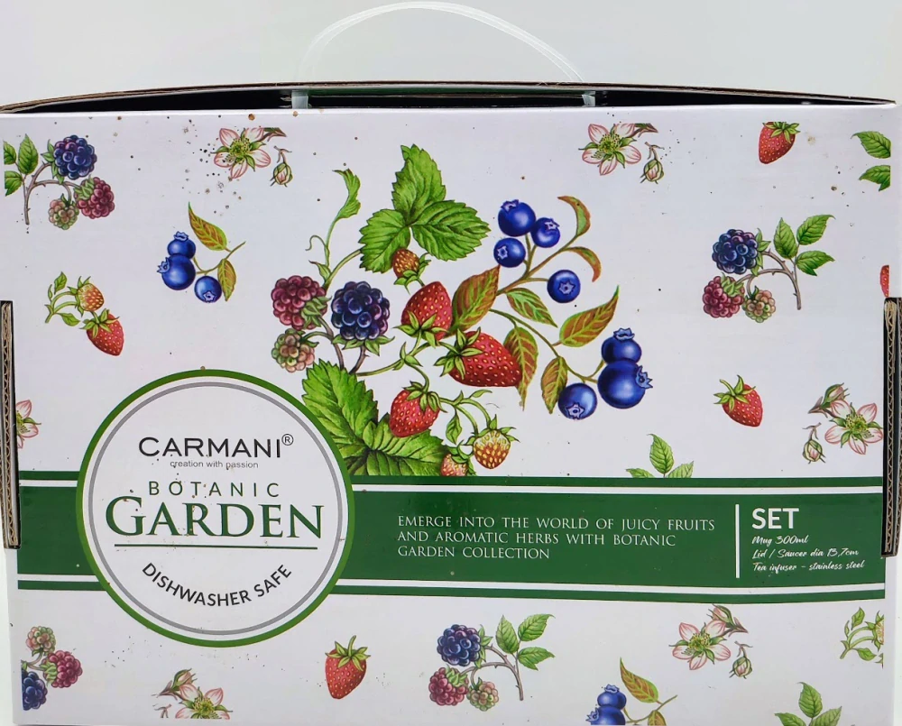 Hrnek na bylinky se sítkem a víčkem Carmani