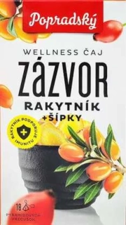 Čaj bylinný - Zázvor, rakytník a šípek