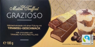Čokoládové tyčky Tiramisu - Geschmack