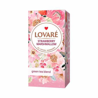 Zelený čaj Strawberry Marshmallow