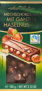 Mléčná čokoláda s lískovými ořechy 100 g