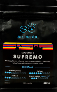 Káva Kolumbie Supremo - zrnková                    